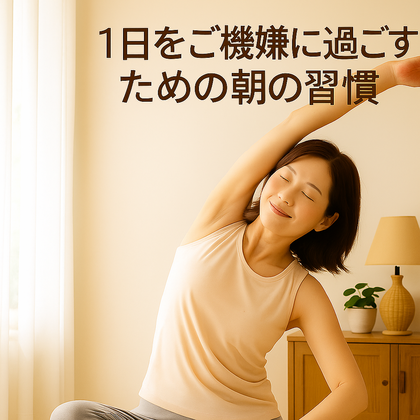 1日をご機嫌に過ごすための朝の習慣